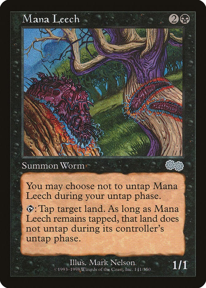 Mana Leech [Urza's Saga] Magic: The Gathering