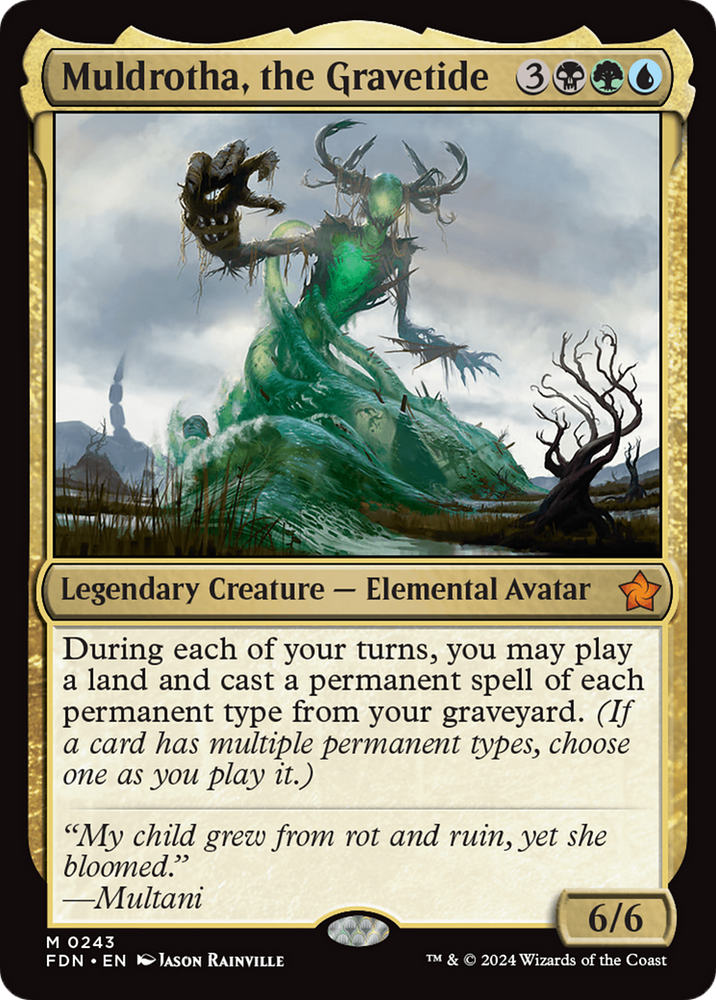 Muldrotha, the Gravetide [Foundations] Magic: The Gathering