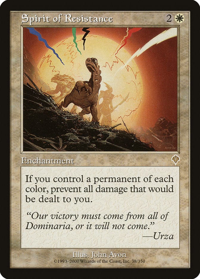 Spirit of Resistance [Invasion] Magic: The Gathering
