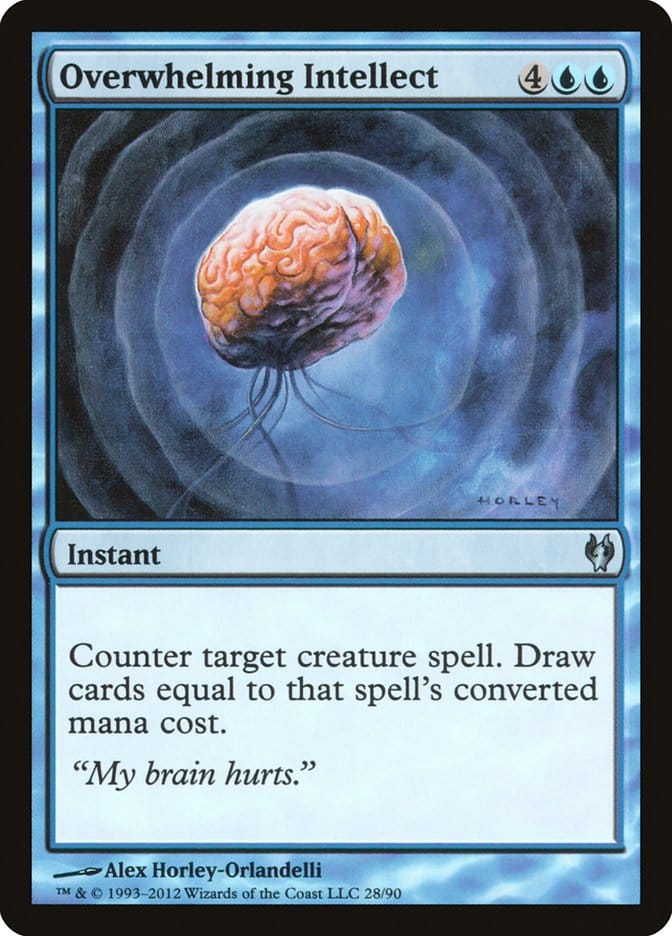 Overwhelming Intellect [Duel Decks: Izzet vs. Golgari] Magic: The Gathering