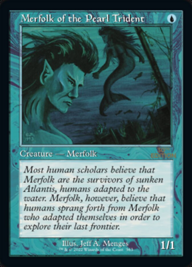 Merfolk of the Pearl Trident (Retro) [30th Anniversary Edition] Magic: The Gathering