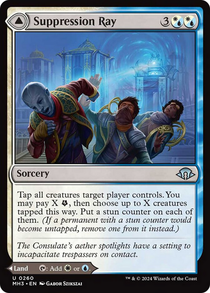 Suppression Ray // Orderly Plaza [Modern Horizons 3] Magic: The Gathering