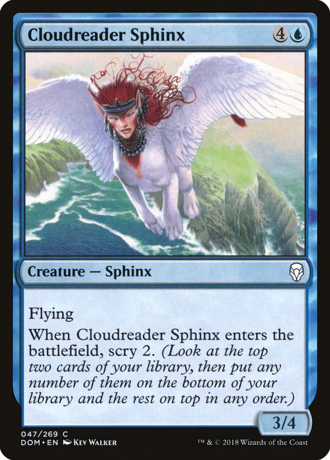 Cloudreader Sphinx [Dominaria] Magic: The Gathering