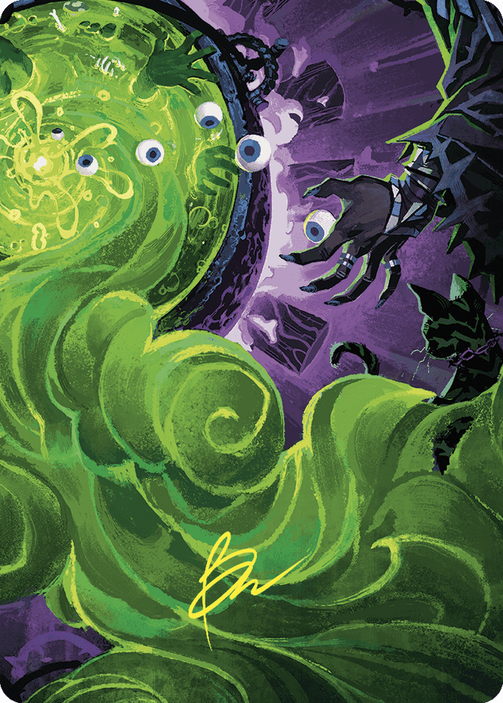 Waste Not Art Card (Gold-Stamped Signature) [Wilds of Eldraine Art Series] Magic: The Gathering