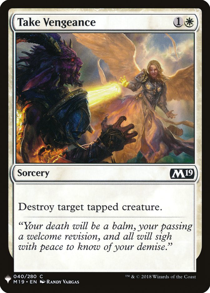 Take Vengeance [Mystery Booster] Magic: The Gathering