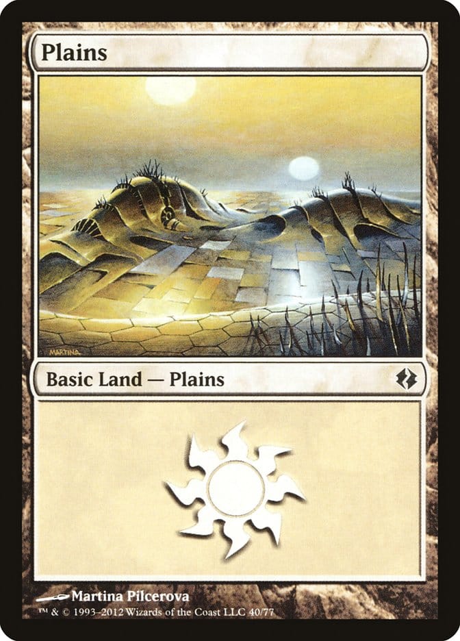 Plains (40) [Duel Decks: Venser vs. Koth] Magic: The Gathering