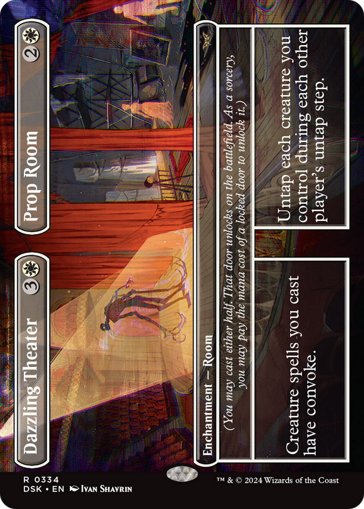 Dazzling Theater // Prop Room (Borderless) [Duskmourn: House of Horror] Magic: The Gathering