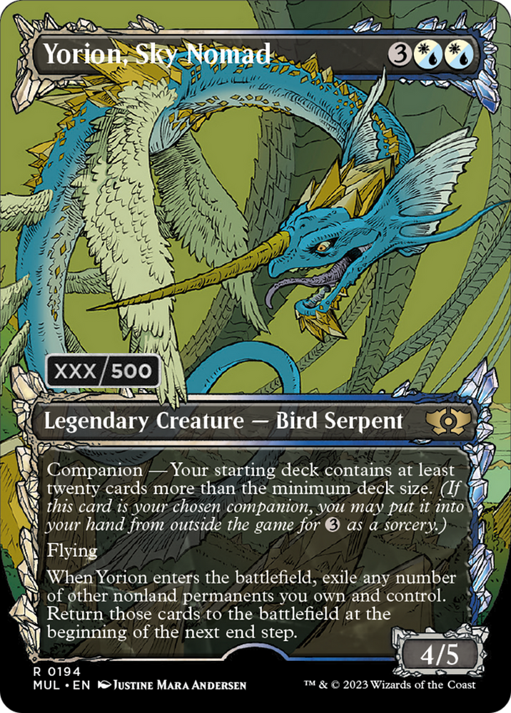 Yorion, Sky Nomad (Serialized) [Multiverse Legends] Magic: The Gathering