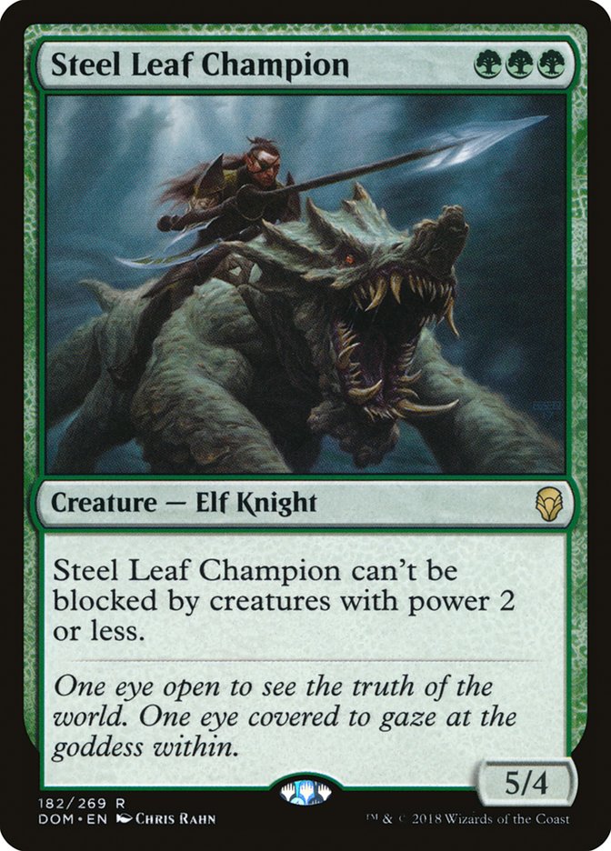 Steel Leaf Champion [Dominaria] Magic: The Gathering
