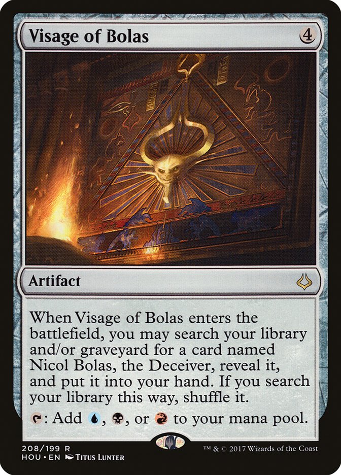 Visage of Bolas [Hour of Devastation] Magic: The Gathering