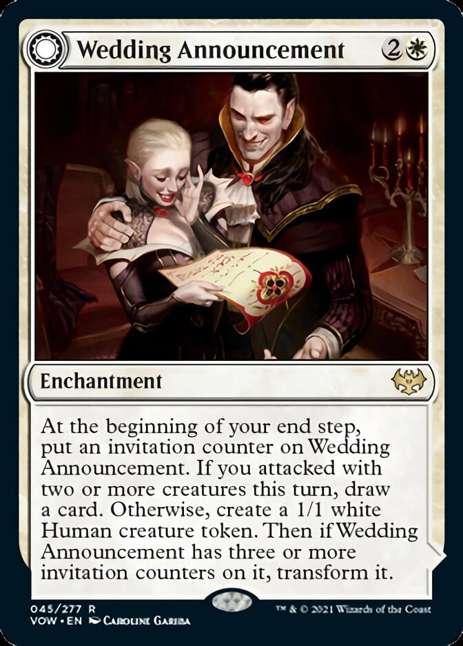 Wedding Announcement // Wedding Festivity [Innistrad: Crimson Vow] Magic: The Gathering