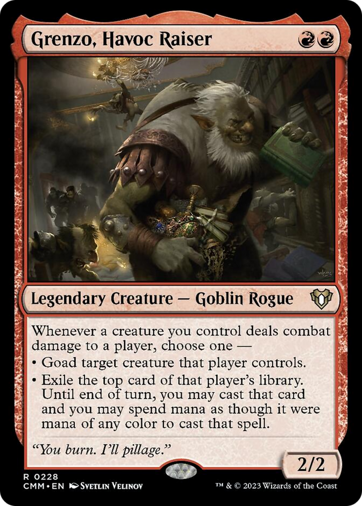 Grenzo, Havoc Raiser [Commander Masters] Magic: The Gathering