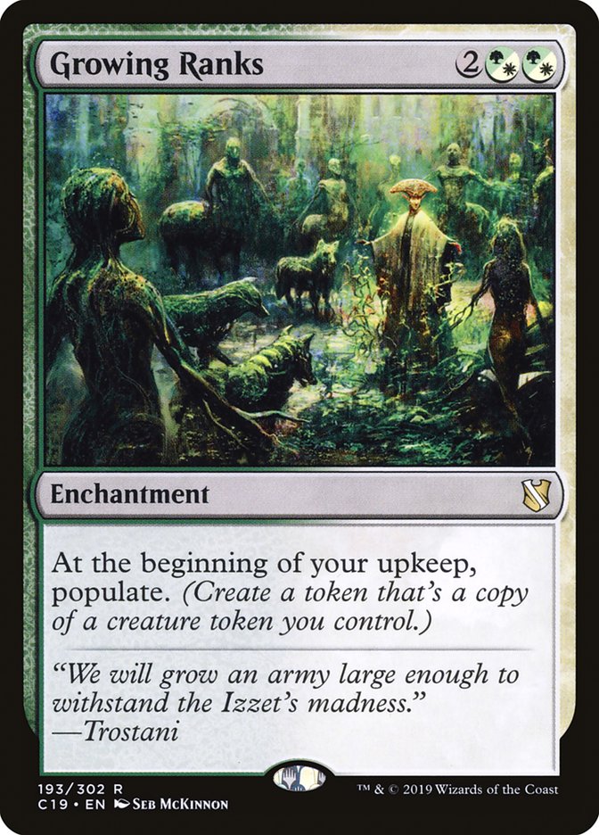 Growing Ranks [Commander 2019] Magic: The Gathering