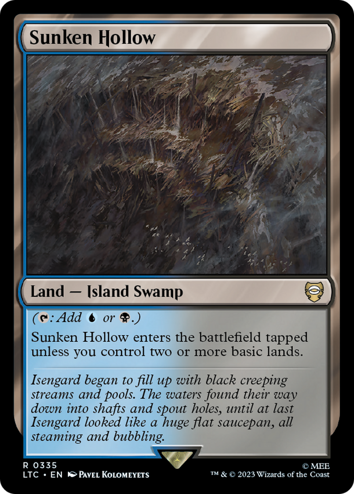 Sunken Hollow [The Lord of the Rings: Tales of Middle-Earth Commander] Magic: The Gathering
