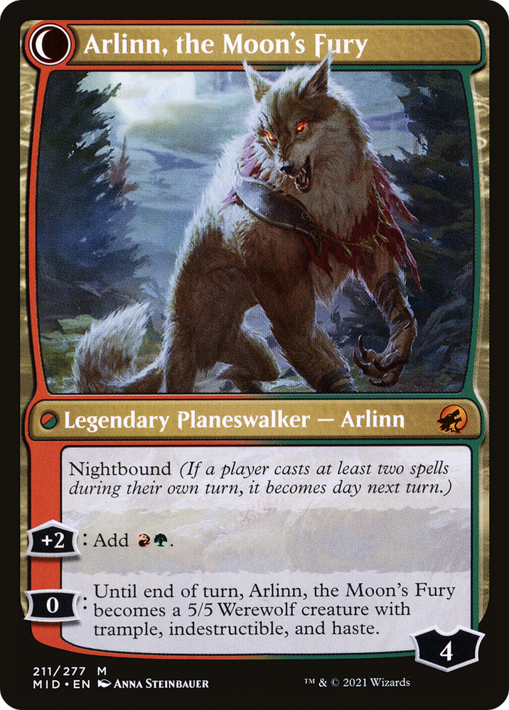 Arlinn, the Pack's Hope // Arlinn, the Moon's Fury [Secret Lair: From Cute to Brute] Magic: The Gathering
