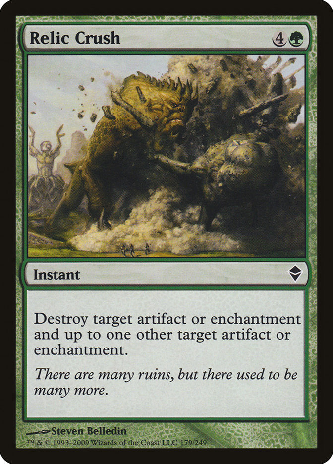 Relic Crush [Zendikar] Magic: The Gathering