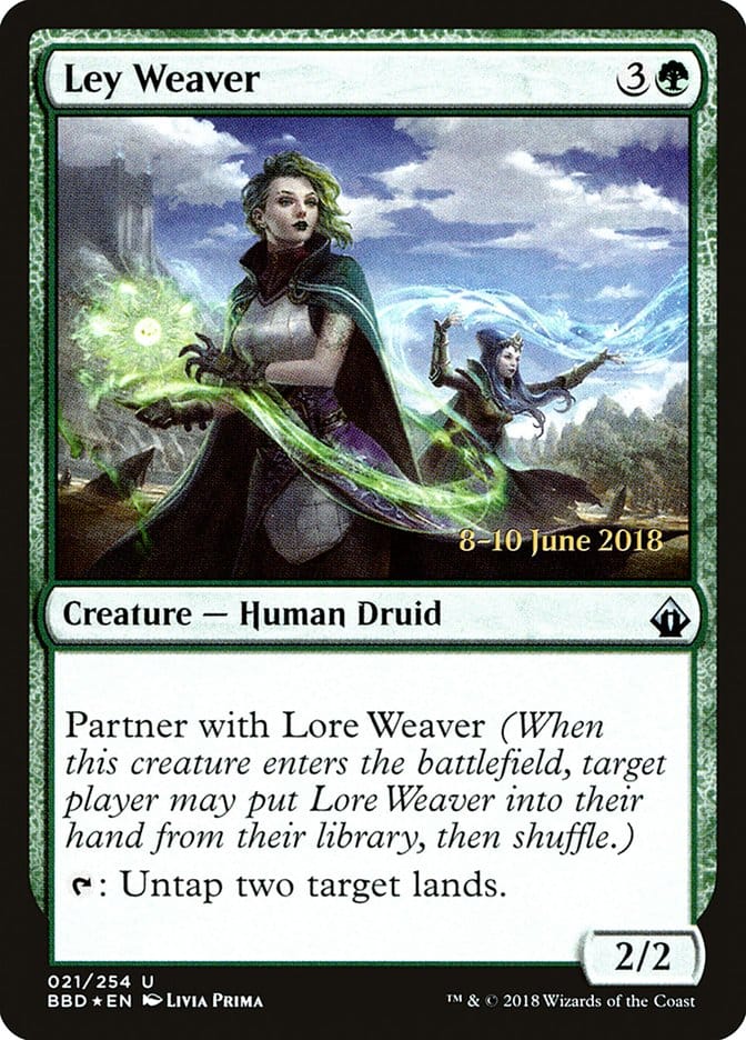 Ley Weaver [Battlebond Prerelease Promos] Magic: The Gathering