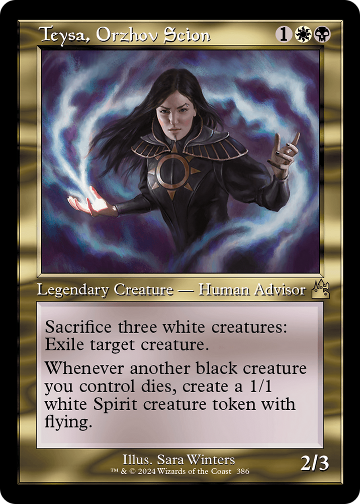 Teysa, Orzhov Scion (Retro Frame) [Ravnica Remastered] Magic: The Gathering