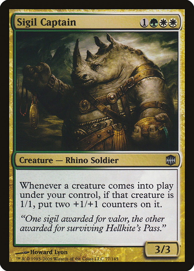 Sigil Captain [Alara Reborn] Magic: The Gathering