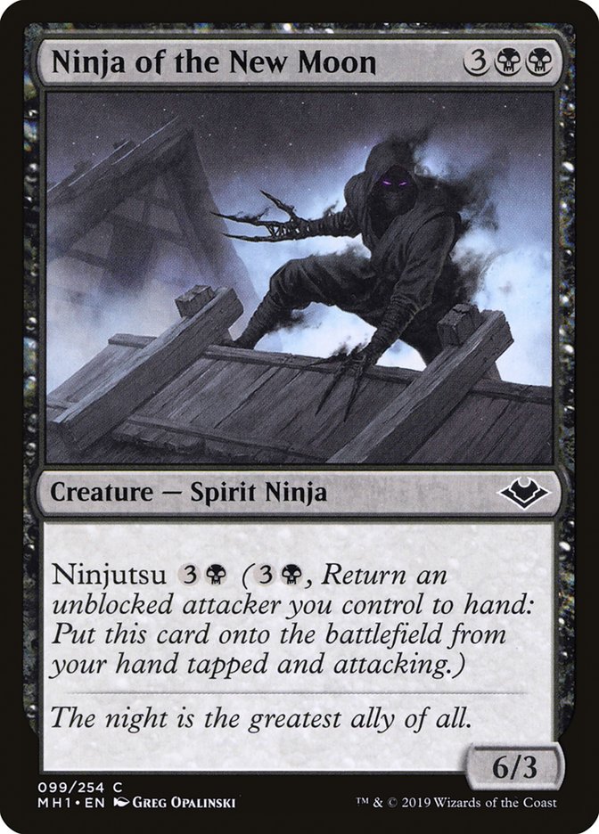 Ninja of the New Moon [Modern Horizons] Magic: The Gathering