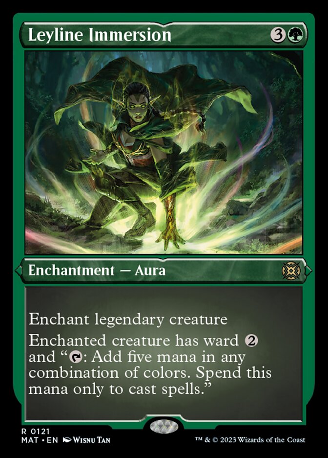 Leyline Immersion (Foil Etched) [March of the Machine: The Aftermath] Magic: The Gathering