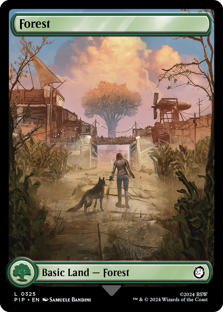 Forest (0325) [Fallout] Magic: The Gathering