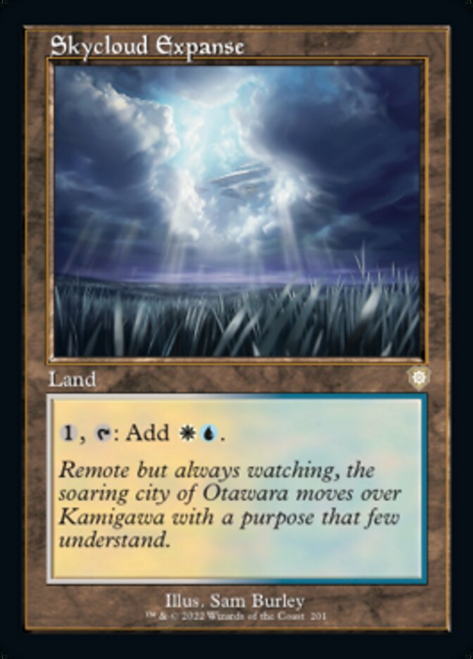 Skycloud Expanse (Retro) [The Brothers' War Commander] Magic: The Gathering