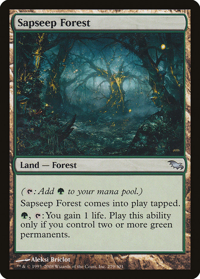 Sapseep Forest [Shadowmoor] Magic: The Gathering