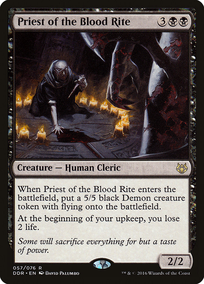 Priest of the Blood Rite [Duel Decks: Nissa vs. Ob Nixilis] Magic: The Gathering
