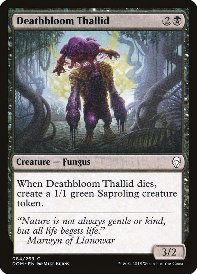 Deathbloom Thallid [Dominaria] Magic: The Gathering