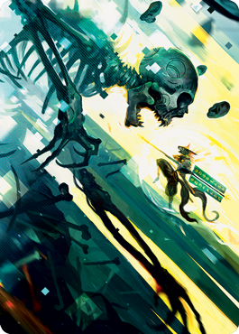 Repel the Vile Art Card [Kamigawa: Neon Dynasty Art Series] Magic: The Gathering