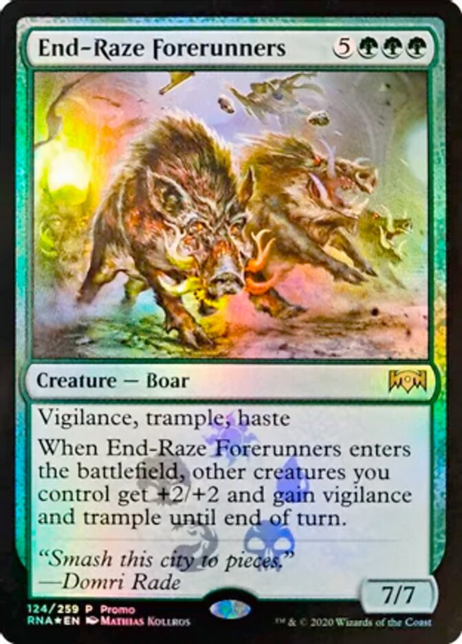 End-Raze Forerunners [Ravnica Allegiance Promos] Magic: The Gathering