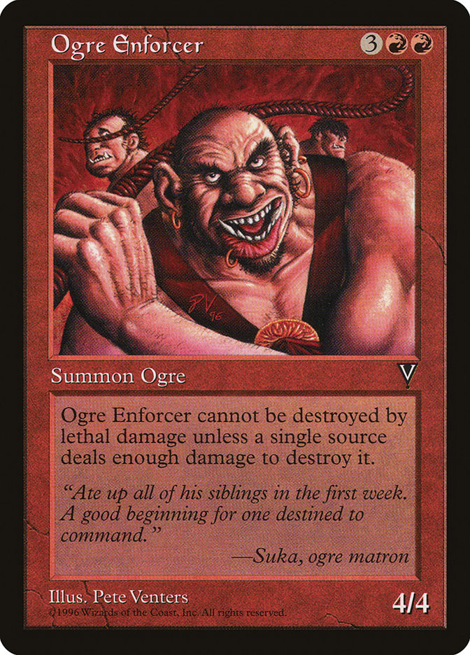 Ogre Enforcer [Visions] Magic: The Gathering