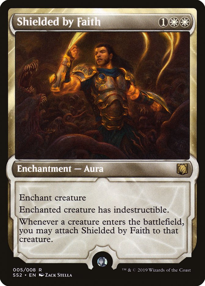 Shielded by Faith [Signature Spellbook: Gideon] Magic: The Gathering