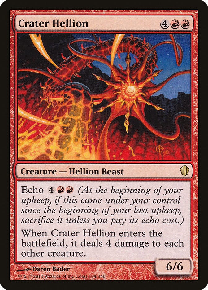 Crater Hellion [Commander 2013] Magic: The Gathering