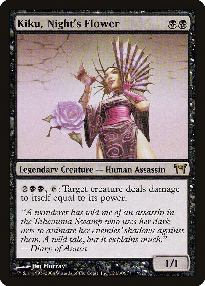 Kiku, Night's Flower [Champions of Kamigawa] Magic: The Gathering