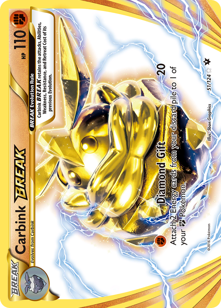 Carbink BREAK (51/124) [XY: Fates Collide] Pokémon