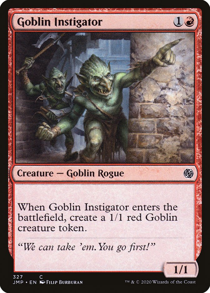 Goblin Instigator [Jumpstart] Magic: The Gathering