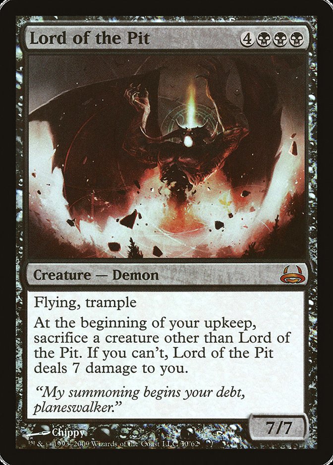 Lord of the Pit [Duel Decks: Divine vs. Demonic] Magic: The Gathering