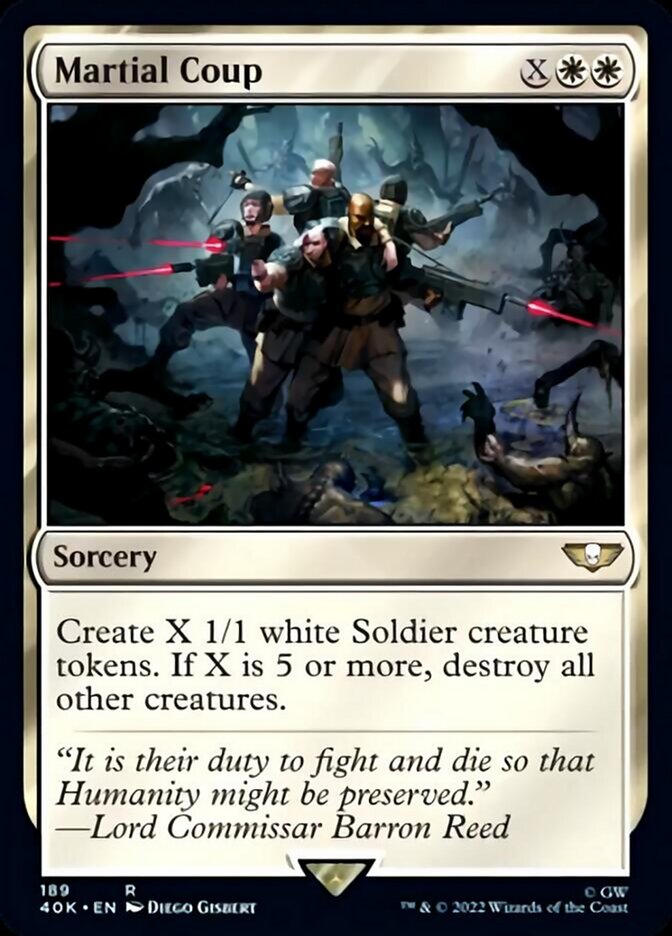 Martial Coup [Warhammer 40,000] Magic: The Gathering