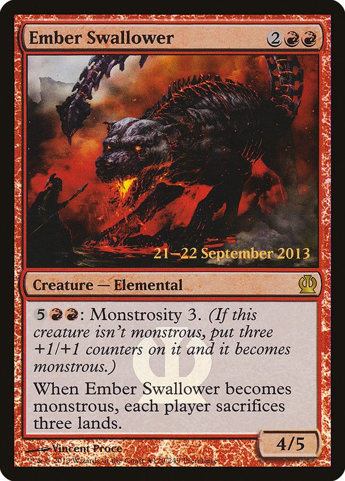 Ember Swallower [Theros Prerelease Promos] Magic: The Gathering