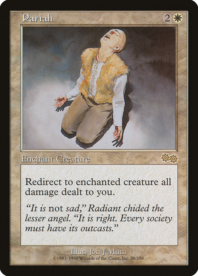 Pariah [Urza's Saga] Magic: The Gathering