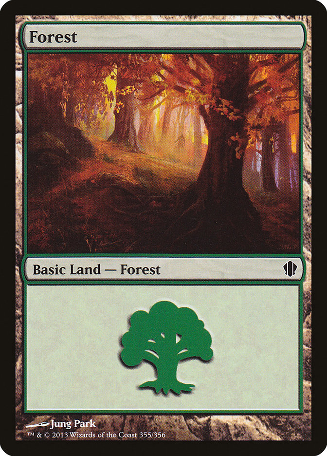 Forest (355) [Commander 2013] Magic: The Gathering
