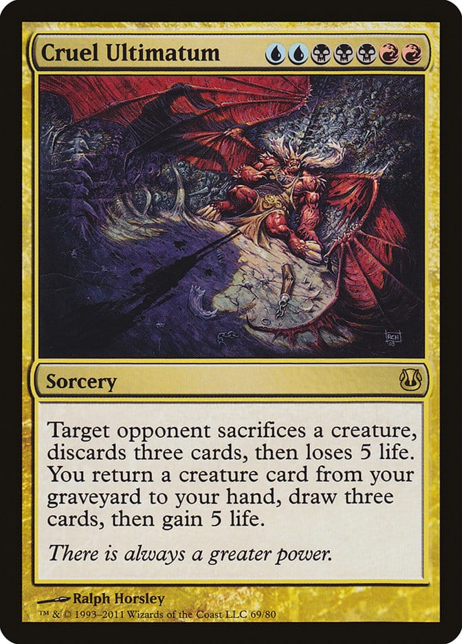 Cruel Ultimatum [Duel Decks: Ajani vs. Nicol Bolas] Magic: The Gathering