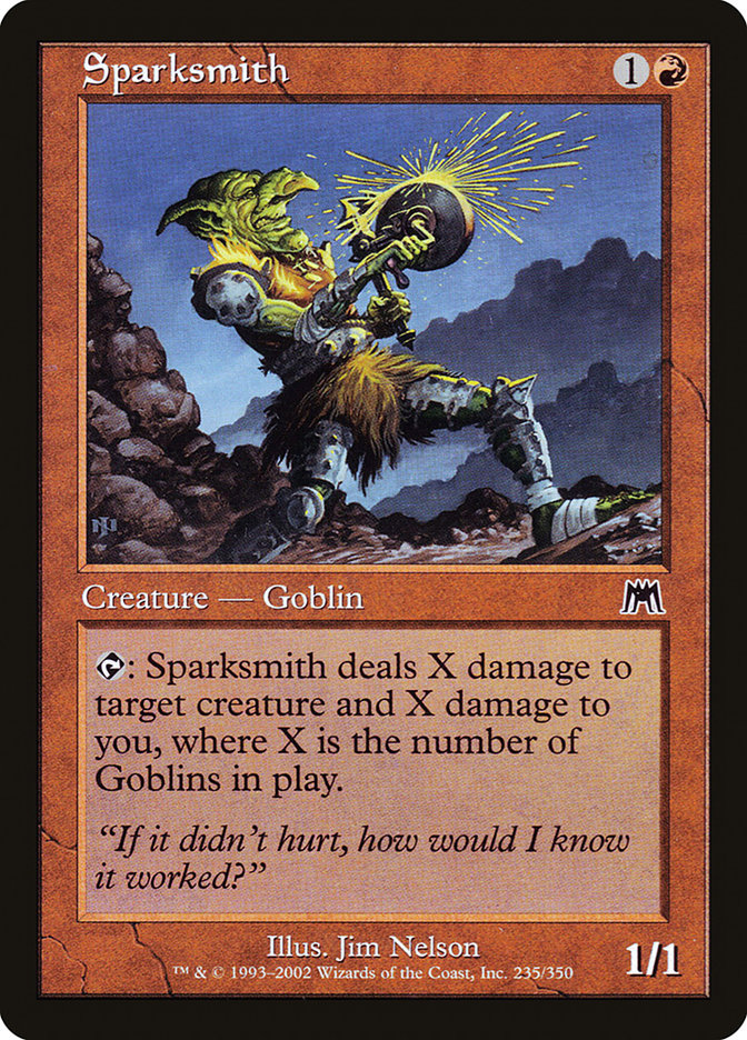 Sparksmith [Onslaught] Magic: The Gathering