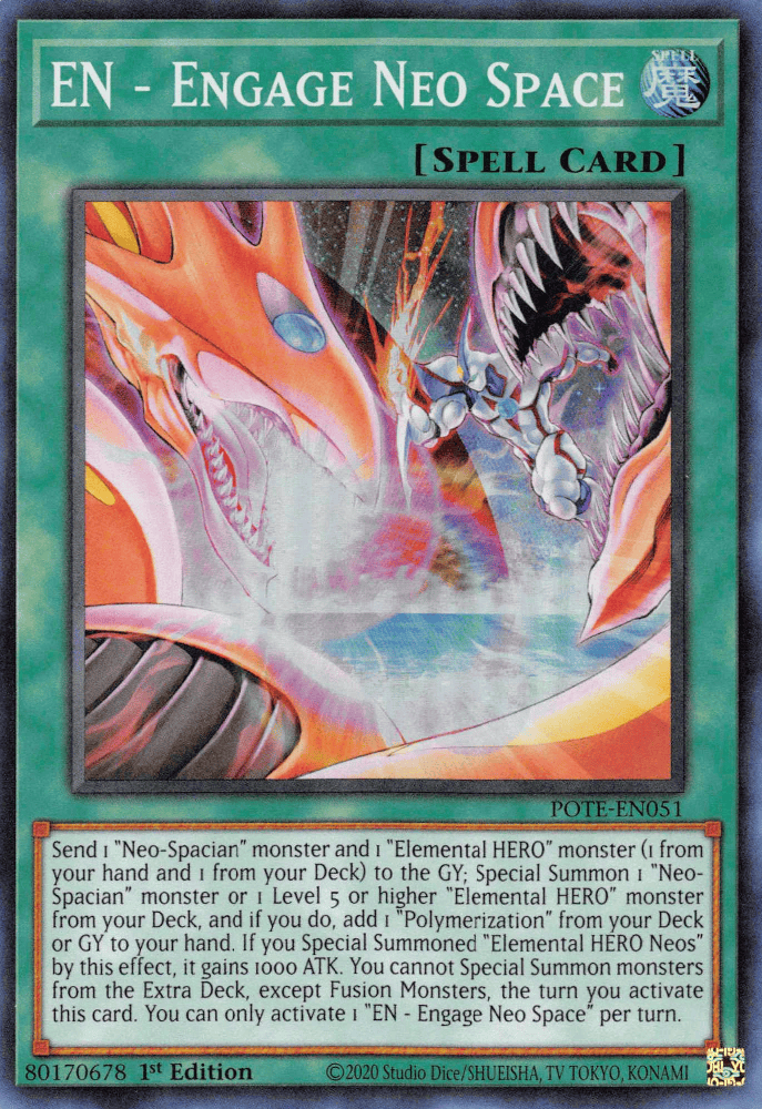 EN - Engage Neo Space [POTE-EN051] Super Rare - Yugioh Cards For Your TCG Needs!
