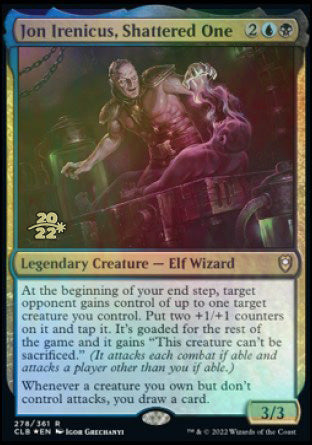 Jon Irenicus, Shattered One [Commander Legends: Battle for Baldur's Gate Prerelease Promos] Magic: The Gathering