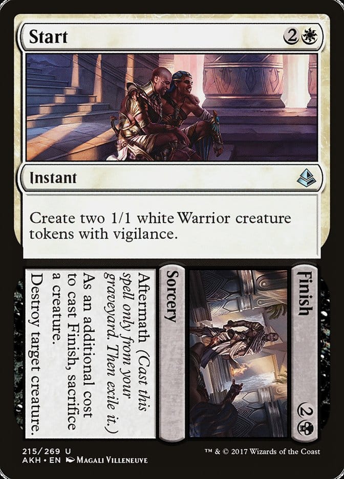 Start // Finish [Amonkhet] Magic: The Gathering