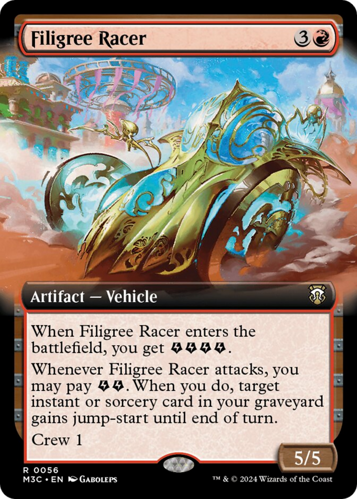 Filigree Racer (Extended Art) [Modern Horizons 3 Commander] Magic: The Gathering