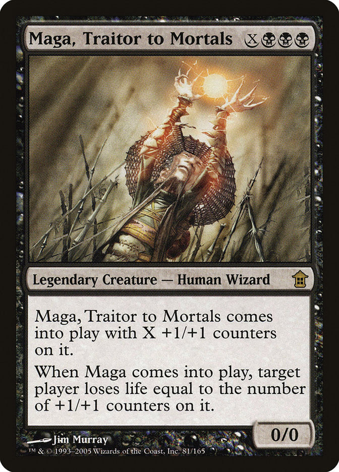 Maga, Traitor to Mortals [Saviors of Kamigawa] Magic: The Gathering